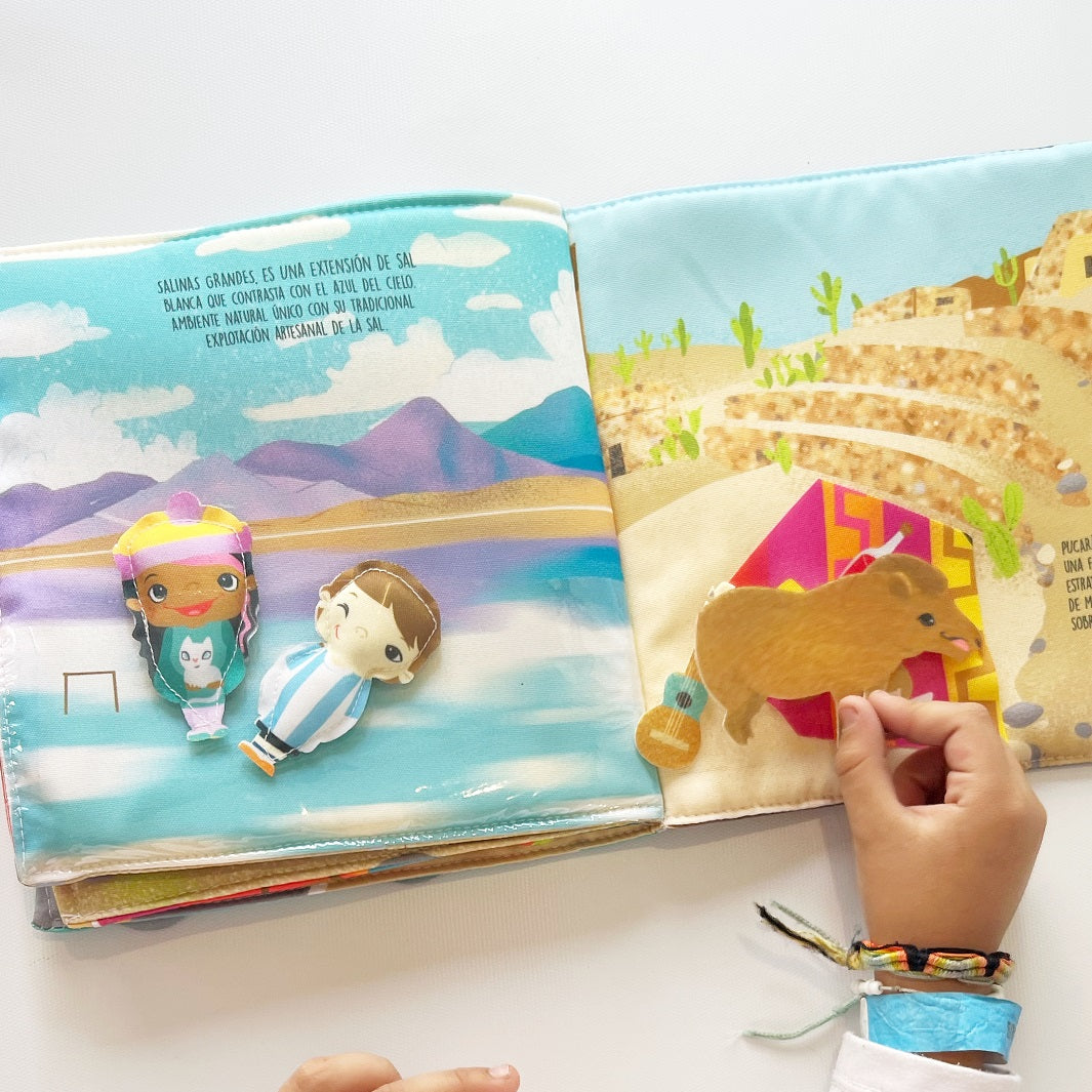 Descubriendo Jujuy - Libro de tela sensorial Descubriendo Jujuy - Libro de tela sensorial